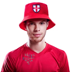 CAPPELLO ROSSO INGHILTERRA BUCKET calcio euro 2024 adulto sostenitore cappelli inglesi - Foto 1 di 5