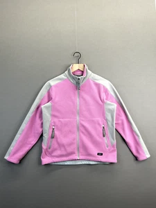 REI Kids Pink Fleeced Jacket Mock Neck Long Sleeve Pockets Size XL - Picture 1 of 12