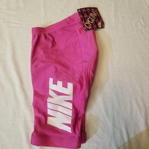 vtg NIKE USA MADE Spandex Pink Padded Cycling Bicycle Shorts Size XS Deadstock - Picture 1 of 10