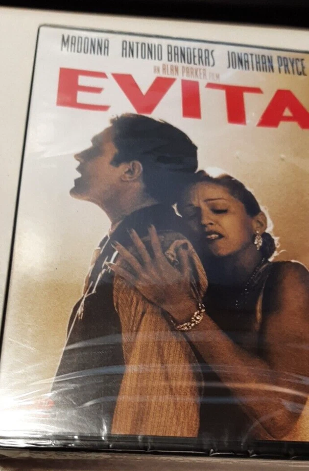 EVITA MUSICAL FILM STARRING MADONNA DVD REGION 2 UK PAL FORMAT NEW SEALED - Bild 1 von 1