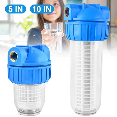 10" 5" WASSERFILTER VORFILTER 3000 L/H PUMPENFILTER FILTER HAUSWASSERWERK 1 Zoll - Bild 1 von 4