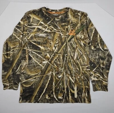 Realtree MAX 5 Camouflage L/S Shirt Youth XL 14-16 EUC  - Image 1 of 4