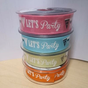 Berisfords Ribbon 14311 Lets Party 25mm x 20m - Picture 1 of 2
