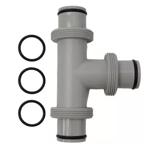 Adattatore tubo per valvola stantuffo tubo diviso doppia piscina Intex 1,5 pollici tee connettore a T - Foto 1 di 12