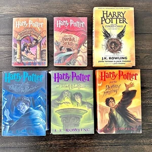 Harry Potter Bücher 1,2,5-7 & Das verwunschene Kind (unvollständig) - Bild 1 von 8