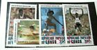 Congo Stamp Scott# C292-295 Overprinted-Olympics 1980 MNH H205