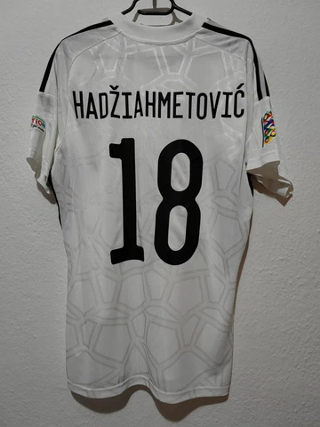 Hadziahmetovic #18 Dres Bosna Jersey Football Shirt  Bosnia Adidas  L Trikot BiH Cover