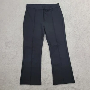 NWT J.Crew Womens Black Cropped Flare Dress Pants Size 10 - Picture 1 of 8