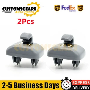 2PCS Sun Visor Clip gray for Audi A3 A4 A5 Q5 A7 B6 B7 B8 S4 S5 TT 8E0857562A - Bild 1 von 7