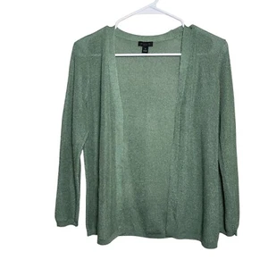 Ann Taylor Pullover Damen XS grün Strick Cardigan einfarbig 3/4 Arm Karriere - Bild 1 von 8