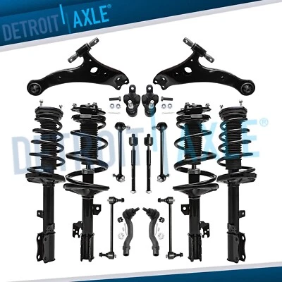 Front Rear Struts Control Arms Sway Bars Tie Rods for 2001-03 Toyota Highlander - Image 1 of 4