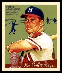 2008 Upper Deck Goudey Mini Red Back Eddie Mathews Braves #102 *Noles2148* - Picture 1 of 2