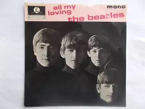 EX UK PARLOPHONE EP - THE BEATLES - "ALL MY LOVING" - Picture 1 of 4