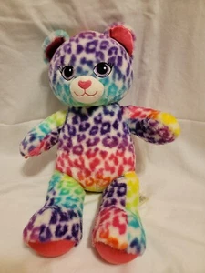 Build a Bear (BAB) Lisa Frank Regenbogen Leopard Plüsch 17 Zoll - Bild 1 von 8