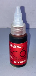 11 Bottles of XSPC EC6 ReColour Dye 30 ml Blood Red Water Cooling - Afbeelding 1 van 2