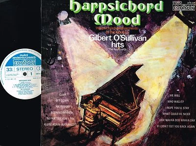 GILBERT O'SULLIVAN Harpsichord Mood VINYL LP Keyboards CONTOUR 2870 339 @N/Mint - Image 1 of 4