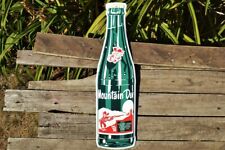 Mountain Dew 1960's Bottle Tin Metal Sign - Hillbilly - Yahooo! - MTN - Rifleman