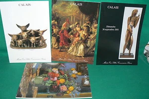 4 catalogues vente aux enchères CALAIS tableaux modernes bronze sculptures (5) - Picture 1 of 2