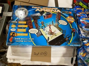 WWE Jakks Pacific Real Sounds Arena WWF WRESTLING RING BRAND NEW SEALED! - Picture 1 of 7