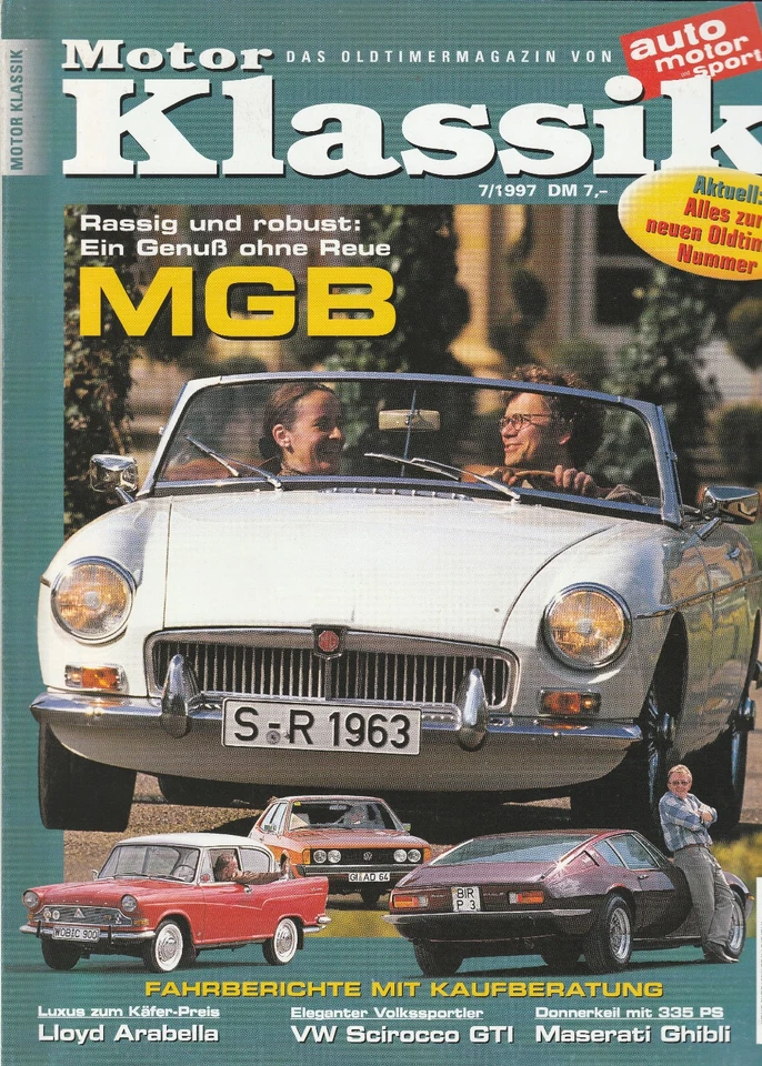 Motor Klassik 07/1997 : Kaufberatung -  MGB - Bild 1 von 1