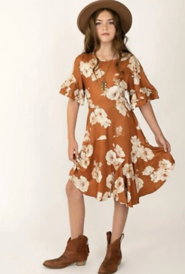 Vestido Joyfilm Emilia Floral Autumal Talla 4 Niñas Nuevo con Etiquetas Foto 1 de 1