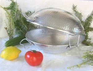 CATAPLANA IN ALLUMINIO pentola, pentola, padella per paella, wok, padella, pentola per dolci 💜31 cm - Foto 1 di 5