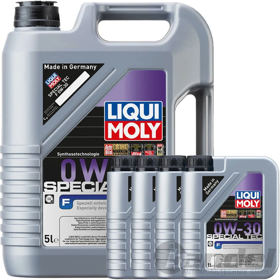 1x5+4x1L Liqui Special Tec F 0W30 Aceite Apto para Api Sn Ford WSS-M2C 950A - Imagen 1 de 4