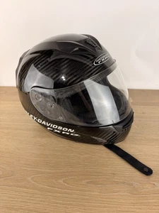 HARLEY-DAVIDSON FXRG CARBON FIBER SIZE XL MOTORCYCLE HELMET - Picture 1 of 11