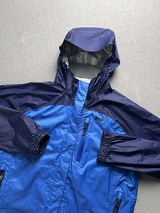 REI Co-op Jacket Youth Kids L (14-16) Blue Rain Coat Outdoor Hiking Windbreaker - Picture 1 of 11