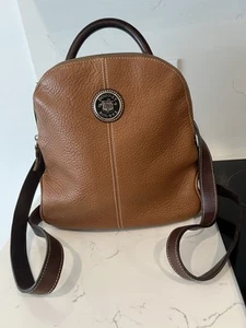 Dooney and Bourke Kupfer & Dunk Braun Farbe Kiesel Leder Rucksack Stil Handtasche - Bild 1 von 8
