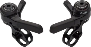 microSHIFT Thumb Shifter Set, 9-Speed, Double/Triple, Shimano Compatible, Black - Picture 1 of 1