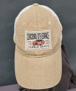 2019 Pebble Beach Concours d’Elegance Distressed Hat Cap Mesh Ahead Headgear - Picture 1 of 10