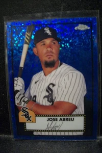 Jose Abreu 2021 Topps Chrome Platinum Anniversary Blue Speckle Ref /199 #380 - Bild 1 von 1
