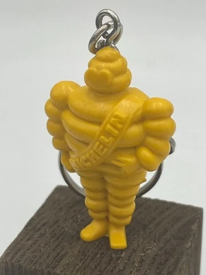 Rare 1960'S MICHELIN TIRES BIBENDUM MAN YELLOW VINTAGE KEYCHAIN KEY RING - Image 1 of 4