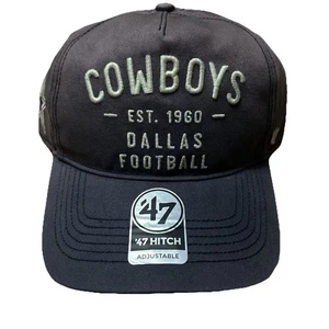 Sombrero ajustable azul marino con enganche antipolvo de la NFL de los Dallas Cowboys de la marca '47 para hombre - Talla: OSFA - Imagen 1 de 8
