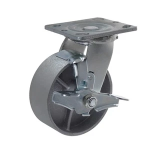 Heavy Duty Caster Steel Cast Iron Wheel, Tool Box and Workbench Swivel Caster... - Picture 1 of 8