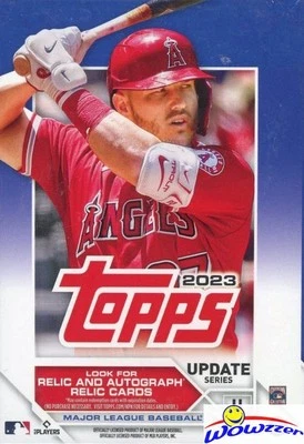 2023 Topps Update Baseball EXCLUSIVE HUGE Factory Sealed HANGER Box-59 Cards!
