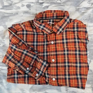 Camicia manica lunga con bottoni Cat & Jack autunno a quadri ragazzo taglia XL 16 - Foto 1 di 6