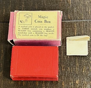 Adams Magic Münzbox Vintage 30er Jahre komplett in Box #J4 - Bild 1 von 8