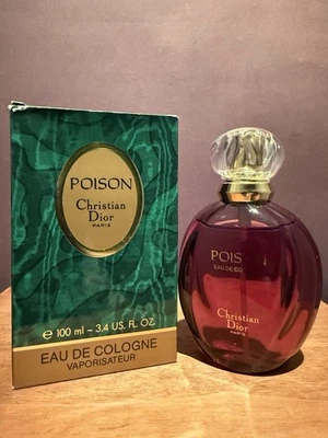 Vintage VENENO Christian Dior 3.4 FL. OZ / 100 ML EAU DE COLOGNE SPRAY NUEVO EN CAJA RARO Foto 1 de 4