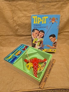 Juego TIP-IT Ideal Toys 1965 de colección El juego de equilibrio más loco jamás completo  - Imagen 1 de 14