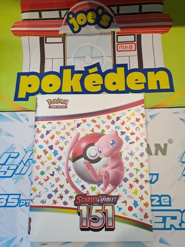 Scarlet Violet 151 Binder For Pokemon Cards TCG Nintendo Empty Folder ...
