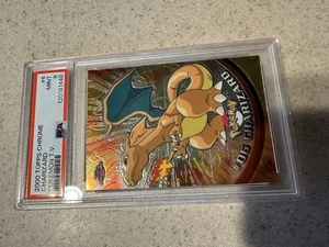 2000 TOPPS CHROME POKEMON T.V. #06 CHARIZARD PSA 9 - Picture 1 of 2