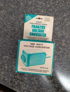 Vintage Franzus Worldwide Converter Adapter Set KIT 1600 Watt International - Bild 1 von 2
