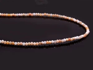 Super Quality Pink Opal Shaded Micro Beads Necklace, 2MM Opal Gemstone Necklace, - Picture 1 of 3