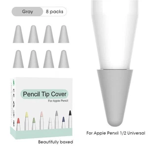 Hochwertige Silikon-Touch-Pen-Federhülle für Apple Pencil 1./2. Generation - Afbeelding 1 van 21