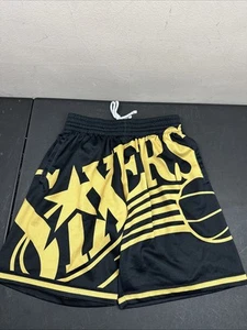 Mitchell Ness 76ers Shorts Neu ohne Etikett M Basketball Hardwood Classics Sixers schwarz - Bild 1 von 5