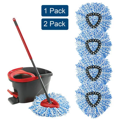 Triangle Rotating Mop Replacement Head Easy Cleaning Refill For O-Cedar Spin Mop - Image 1 of 4