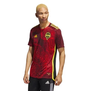 Neu mit Etikett Herren Large schmal Adidas Seattle Sounders FC Authentic Auswärtstrikot Bruce Lee LG - Bild 1 von 4