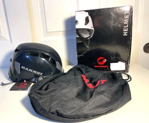 Mammut 2 Skywalker Rock climbing helmet Black one size IOB outdoors w/bag box - Picture 1 of 6